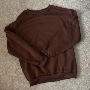 Brown Crewneck Sweatshirt